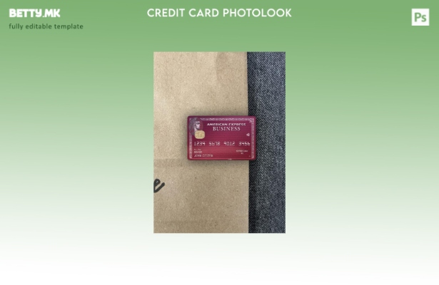 модерен стил USA BB&T Corp. банка AMEX деловна слива картичка photolook преден ш